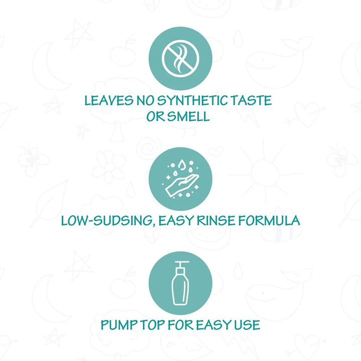 Friendly Organic Fragrance Free Baby Bottle & Feeding Utensil Wash Lemon 500ml