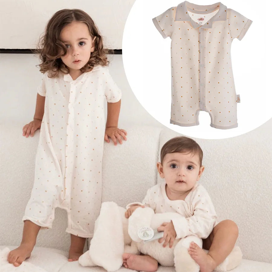 بدلة قميص Elli Junior من الخيزران بنقاط ذهبية بدلة قميص Elli Junior من الخيزران بنقاط ذهبية