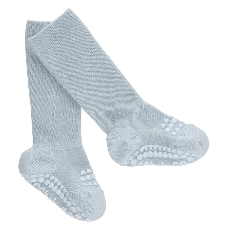 Go Baby Go Non-Slip Socks Bamboo (6-12M) (Sky Blue)