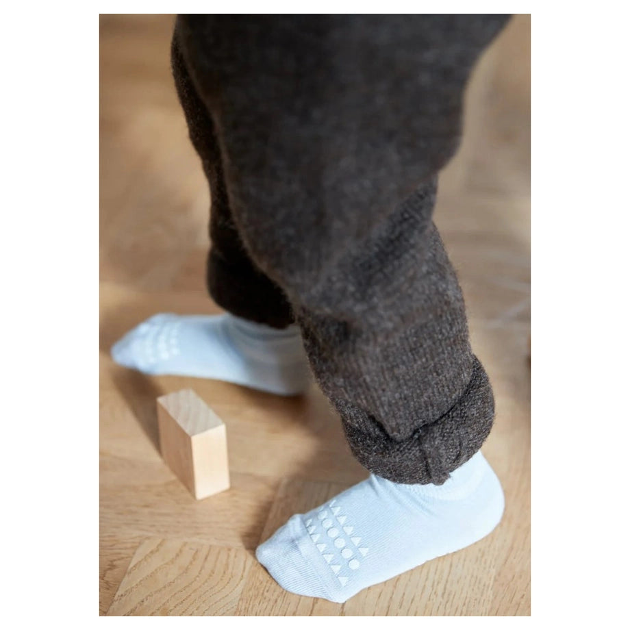 Go Baby Go Non-Slip Socks Bamboo (1-2Yrs) (Sky Blue)