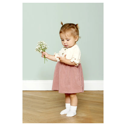 Go Baby Go Non-Slip Socks Bamboo (2-3Yrs) (Off White)