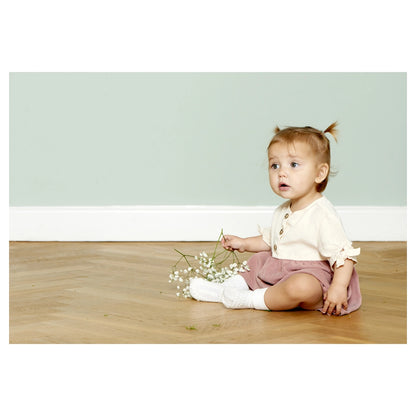 Go Baby Go Non-Slip Socks Bamboo (2-3Yrs) (Off White)