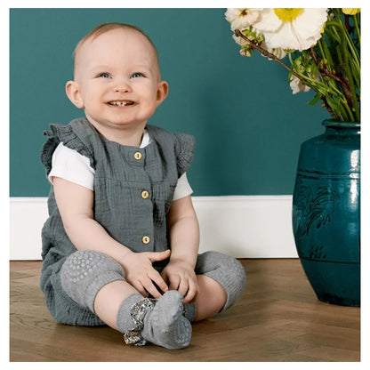 Go Baby Go Crawling Kneepads (Grey Melange)