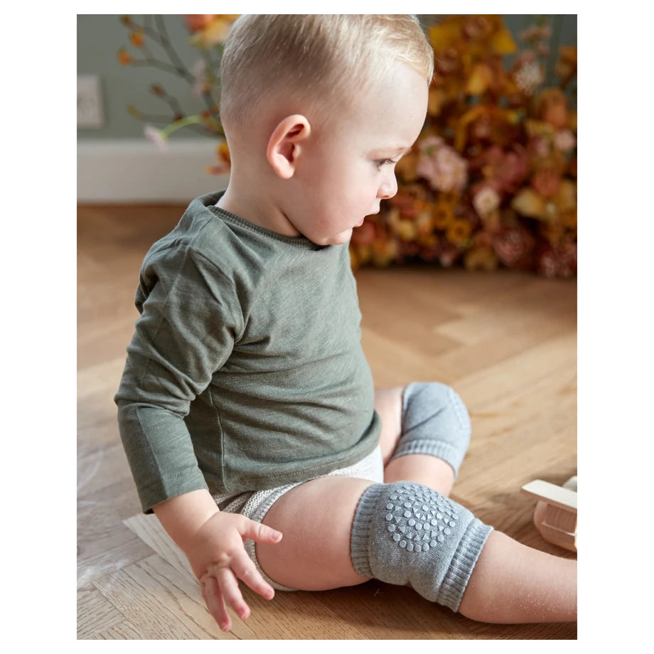 Go Baby Go Crawling Kneepads (Grey Melange)