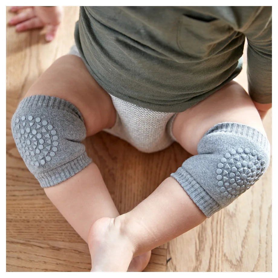 Go Baby Go Crawling Kneepads (Grey Melange)