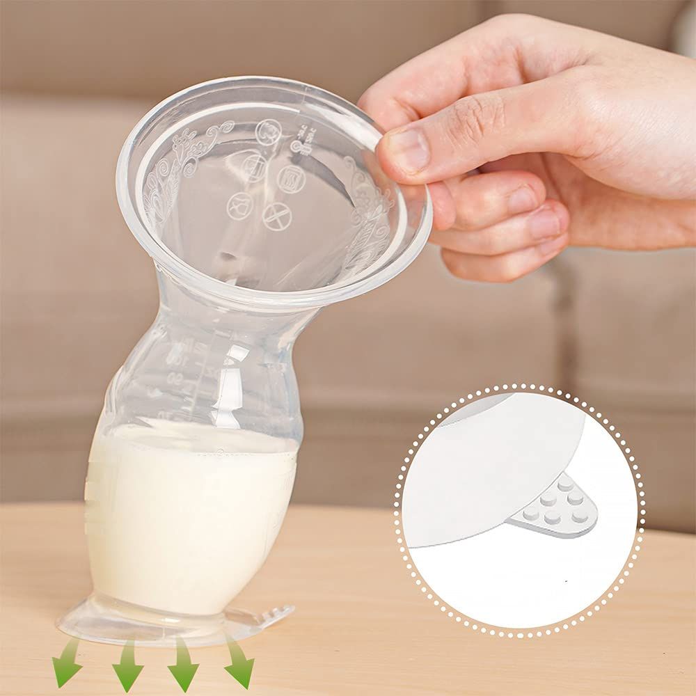 Haakaa - Silicone Breast Pump with Suction Base & Silicone Cap 150ml