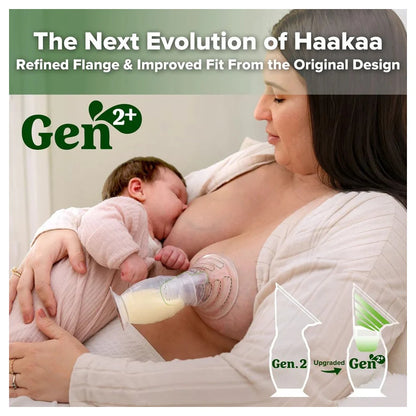 Haakaa Gen.2+ Silicone Manual Breast Pump + Spill Guard Insert (100Ml)