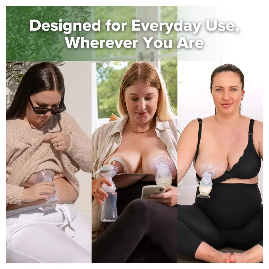 Haakaa Gen.2+ Silicone Manual Breast Pump + Spill Guard Insert (100Ml)