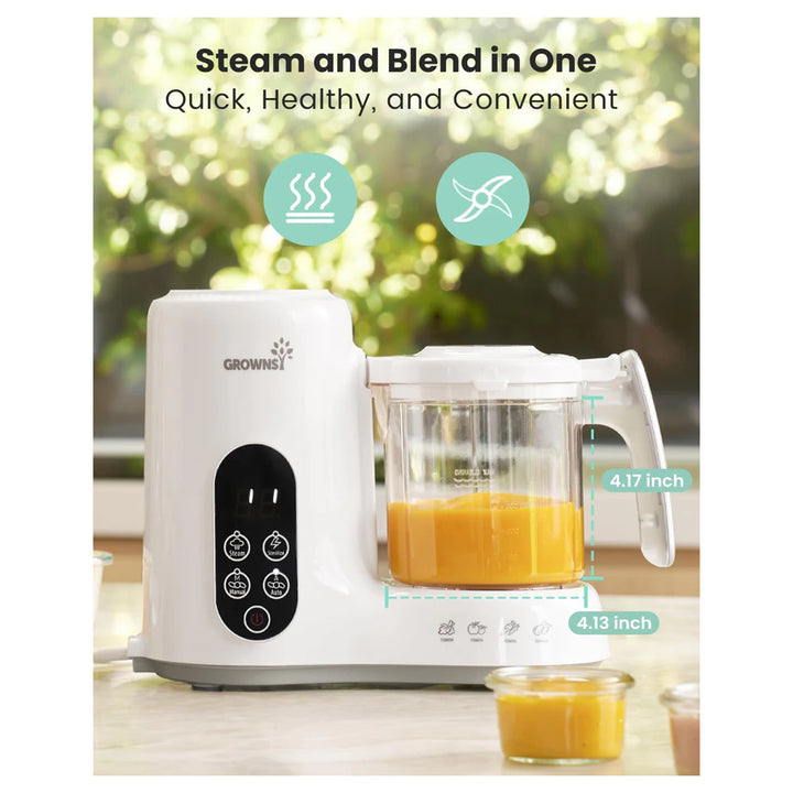 Baby Food Maker With Automatic Sanitization, Steam And Blend In One