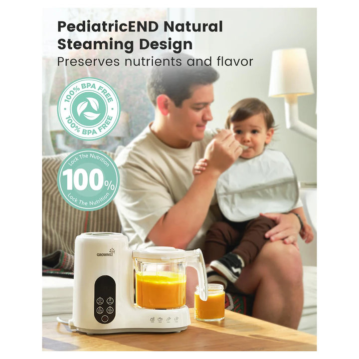 Baby Food Maker With Automatic Sanitization, Steam And Blend In One