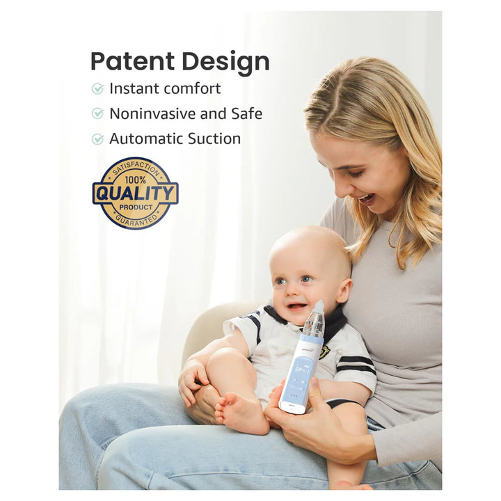 Grownsy Electric Nasal Aspirator With 3 Silicone Tips