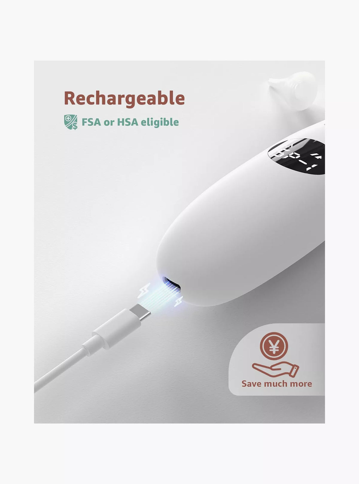 GROWNSY Electric Baby Nasal Aspirator with 3 Suction Modes