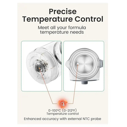 Grownsy Baby Water Boiler 1.3L Instant Warmer with LCD, Timer & Accurate Temperature Control