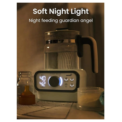 Grownsy Baby Water Boiler 1.3L Instant Warmer with LCD, Timer & Accurate Temperature Control