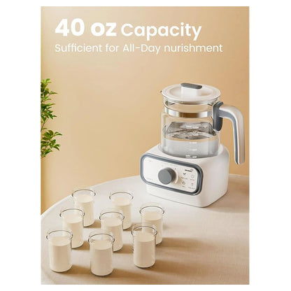 Grownsy Baby Water Boiler 1.3L Instant Warmer with LCD, Timer & Accurate Temperature Control