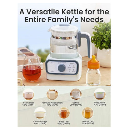 Grownsy Baby Water Boiler 1.3L Instant Warmer with LCD, Timer & Accurate Temperature Control