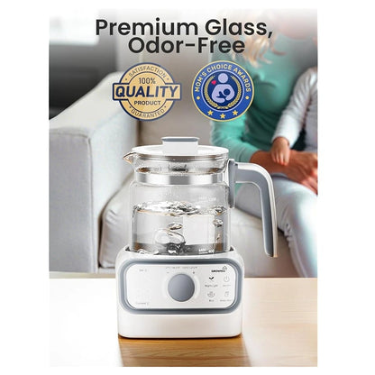 Grownsy Baby Water Boiler 1.3L Instant Warmer with LCD, Timer & Accurate Temperature Control