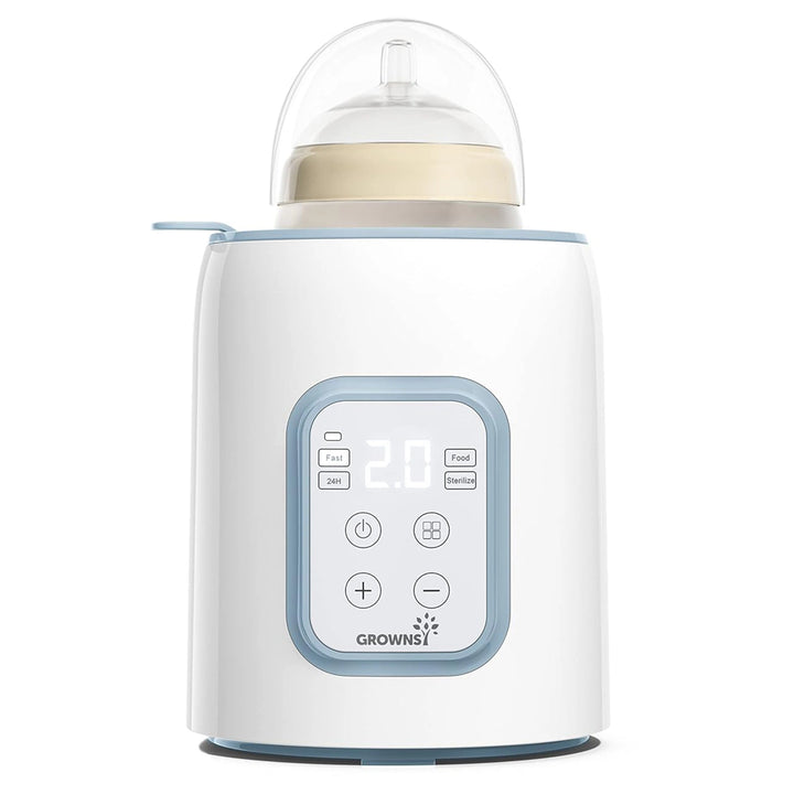Grownsy Fast Bottle Warmer With Timer (White)