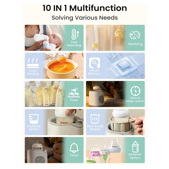 Grownsy 10-In-1 Fast Baby Bottle Warmer