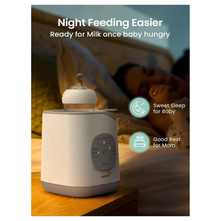 Grownsy 10-In-1 Fast Baby Bottle Warmer