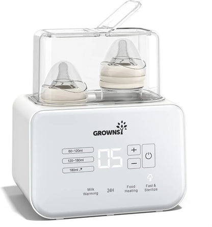 Grownsy Multi Function Bottle Warmer for Breast Milk / Formula with Temp Timer Control