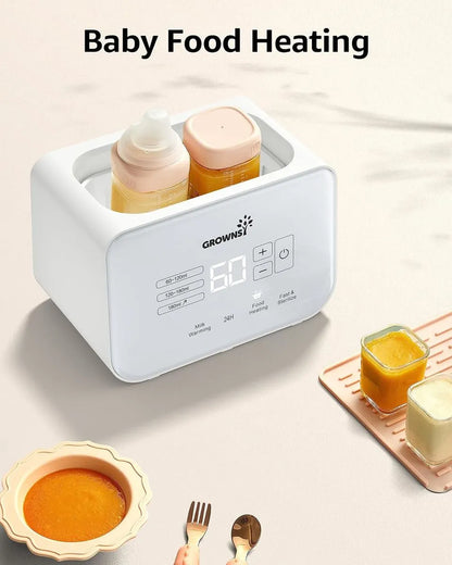 Grownsy Multi Function Bottle Warmer for Breast Milk / Formula with Temp Timer Control