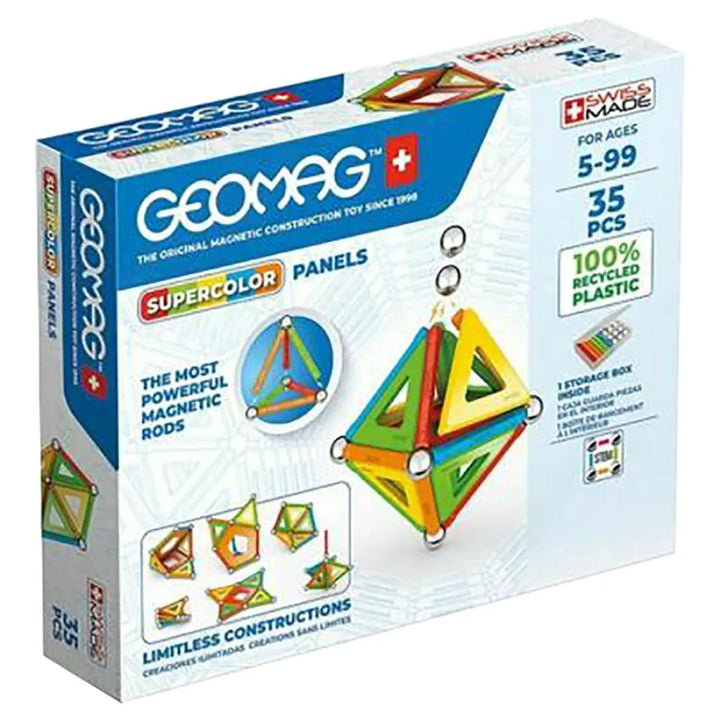 Geomag Supercolor Magnetic Constructions Toys 35pcs