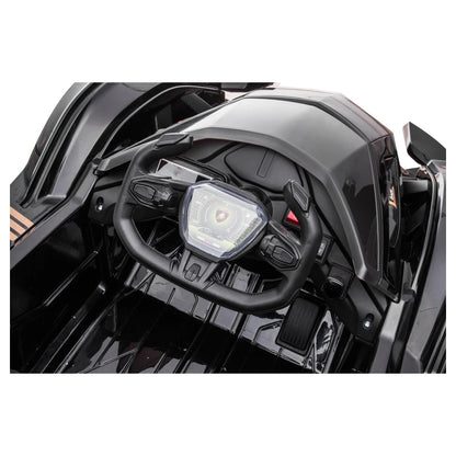Lamborghini Vision Gran Turismo 12V Electric Ride-On Car (Black)