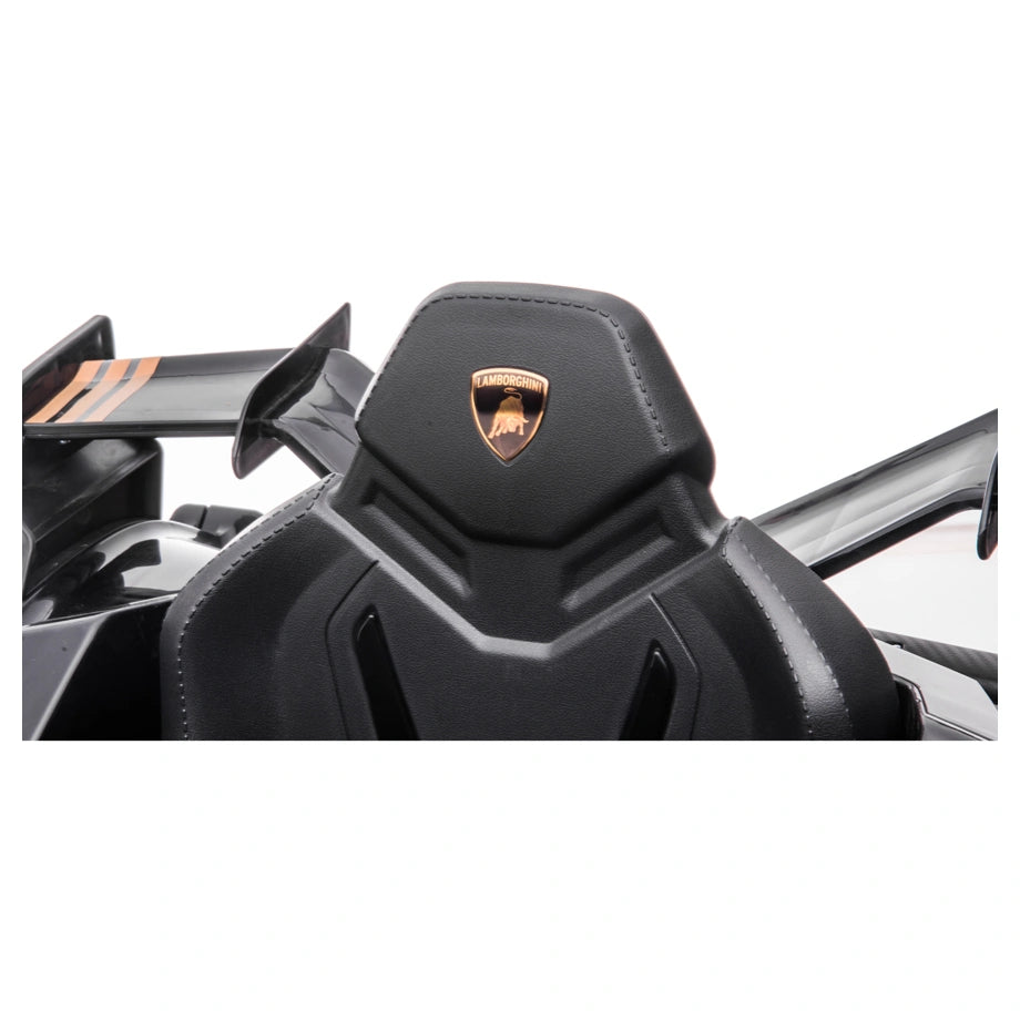 Lamborghini Vision Gran Turismo 12V Electric Ride-On Car (Black)