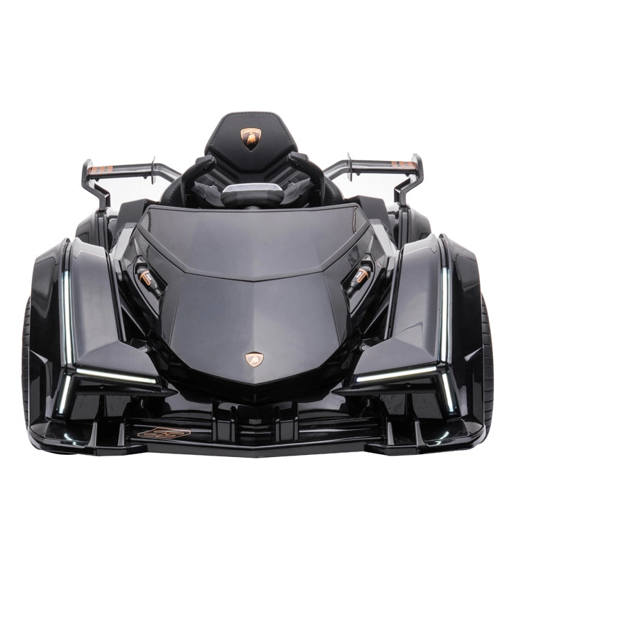Lamborghini Vision Gran Turismo 12V Electric Ride-On Car (Black)