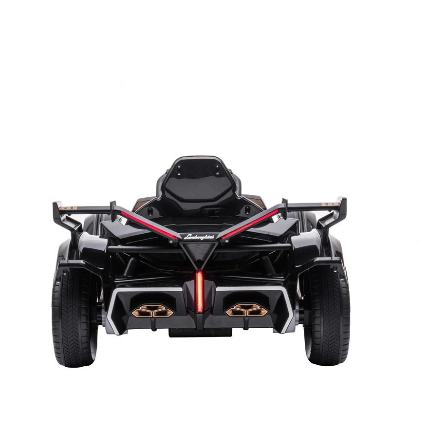 Lamborghini Vision Gran Turismo 12V Electric Ride-On Car (Black)