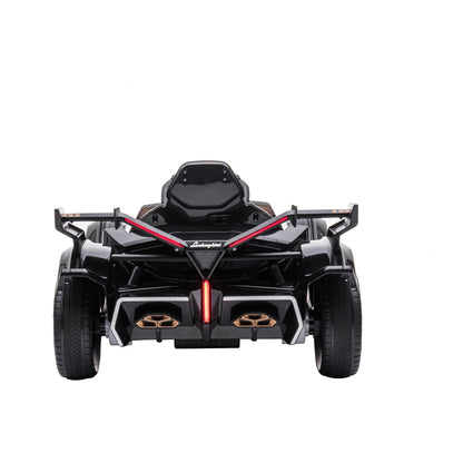 Lamborghini Vision Gran Turismo 12V Electric Ride-On Car (Black)