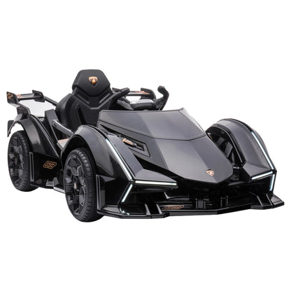 Lamborghini Vision Gran Turismo 12V Electric Ride-On Car (Black)