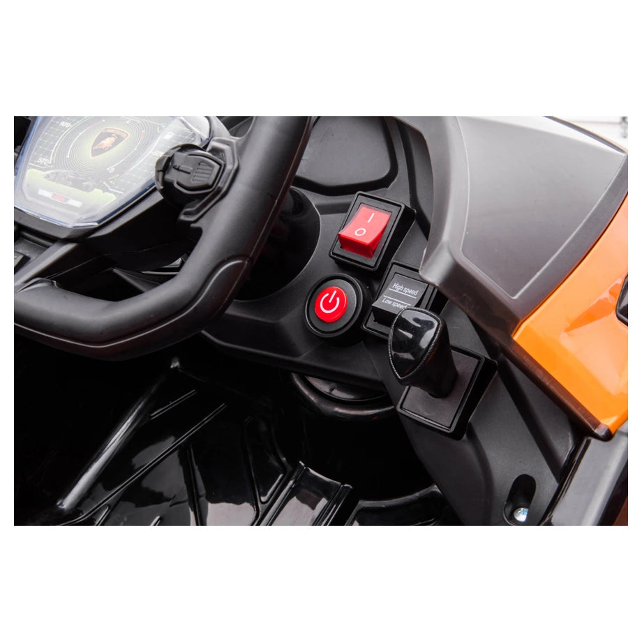 Lamborghini Vision Gran Turismo 12V Electric Ride?On Car (Orange)
