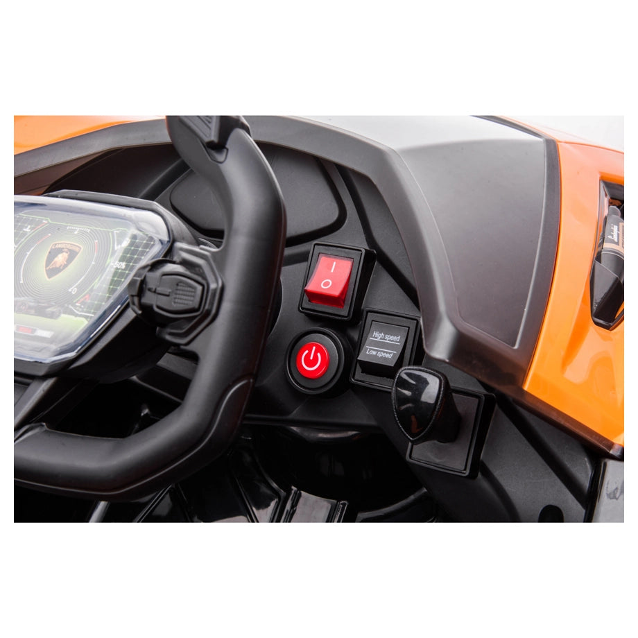 Lamborghini Vision Gran Turismo 12V Electric Ride?On Car (Orange)