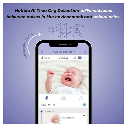 Hubble Connected GoBaby AI Pro Smart Baby Monitor