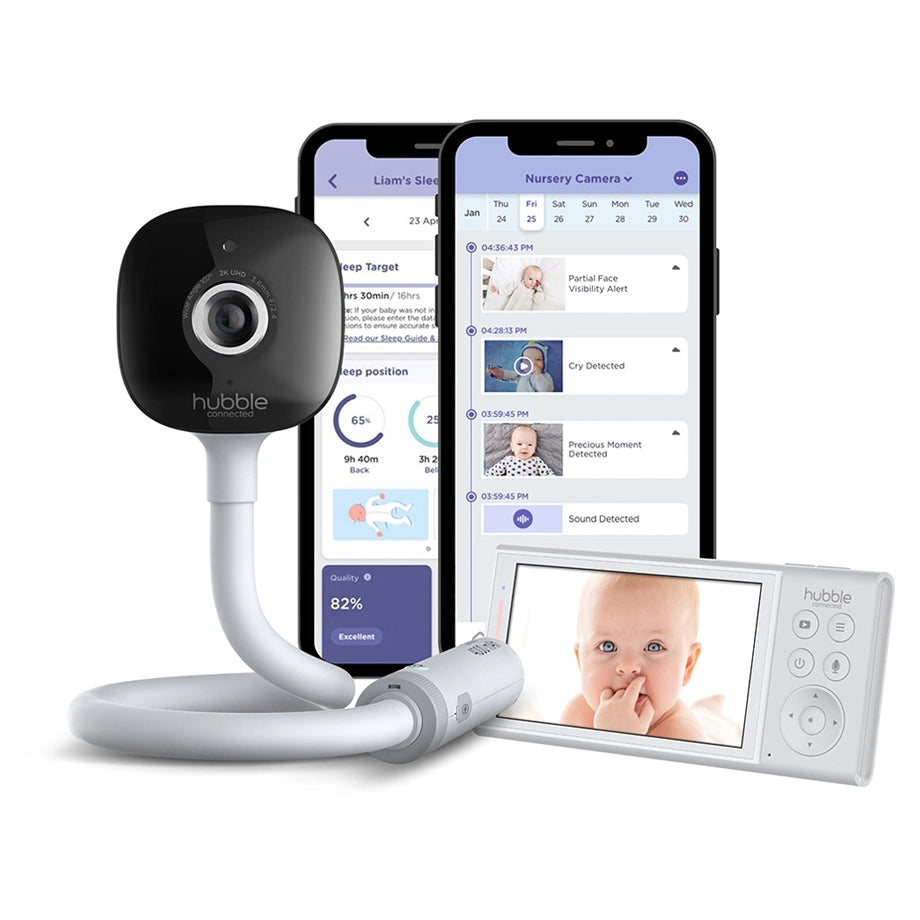 Hubble Connected GoBaby AI Portable Pro Smart Baby Monitor
