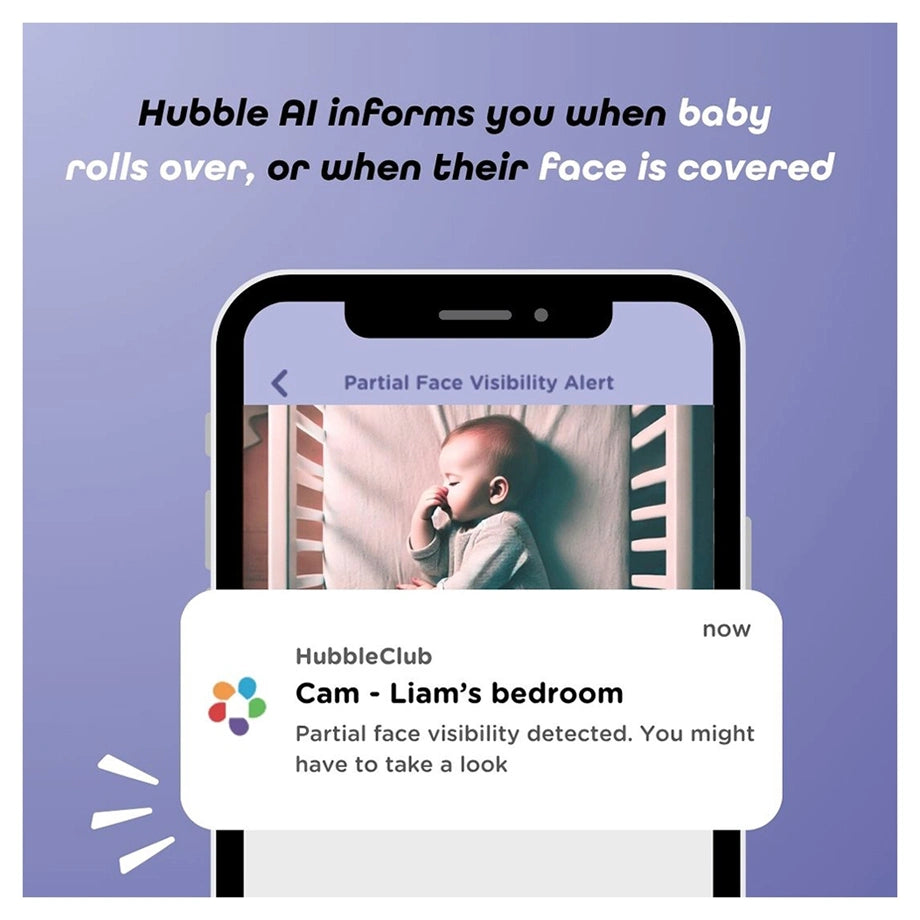 Hubble Connected GoBaby AI Portable Pro Smart Baby Monitor