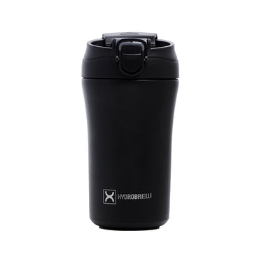 Hydrobrew Double Wall Insulated Tumbler Water Bottle 400ml (Black)