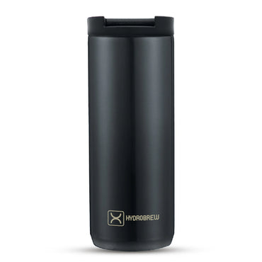 Hydrobrew Double Wall Insulated Tumbler Water Bottle 500ml (Black)