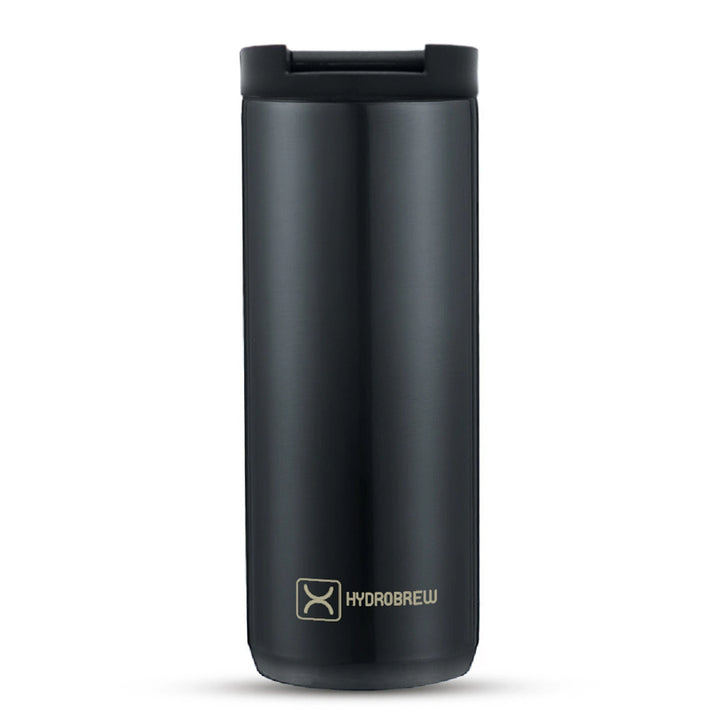 Hydrobrew Double Wall Insulated Tumbler Water Bottle 500ml (Black)