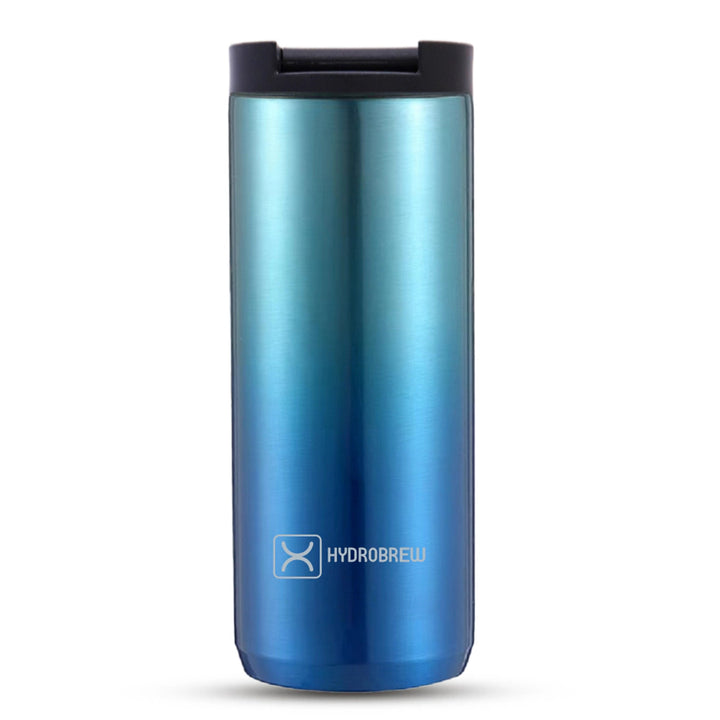 Hydrobrew Double Wall Insulated Tumbler Water Bottle 500ml (Blue)