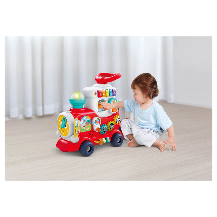 Hola Toys 4In1 Smart Learning Push & Ride Train