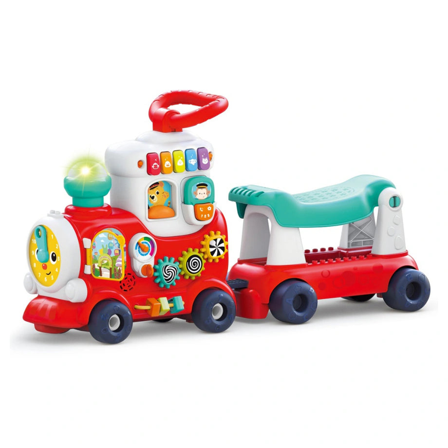 Hola Toys 4In1 Smart Learning Push & Ride Train