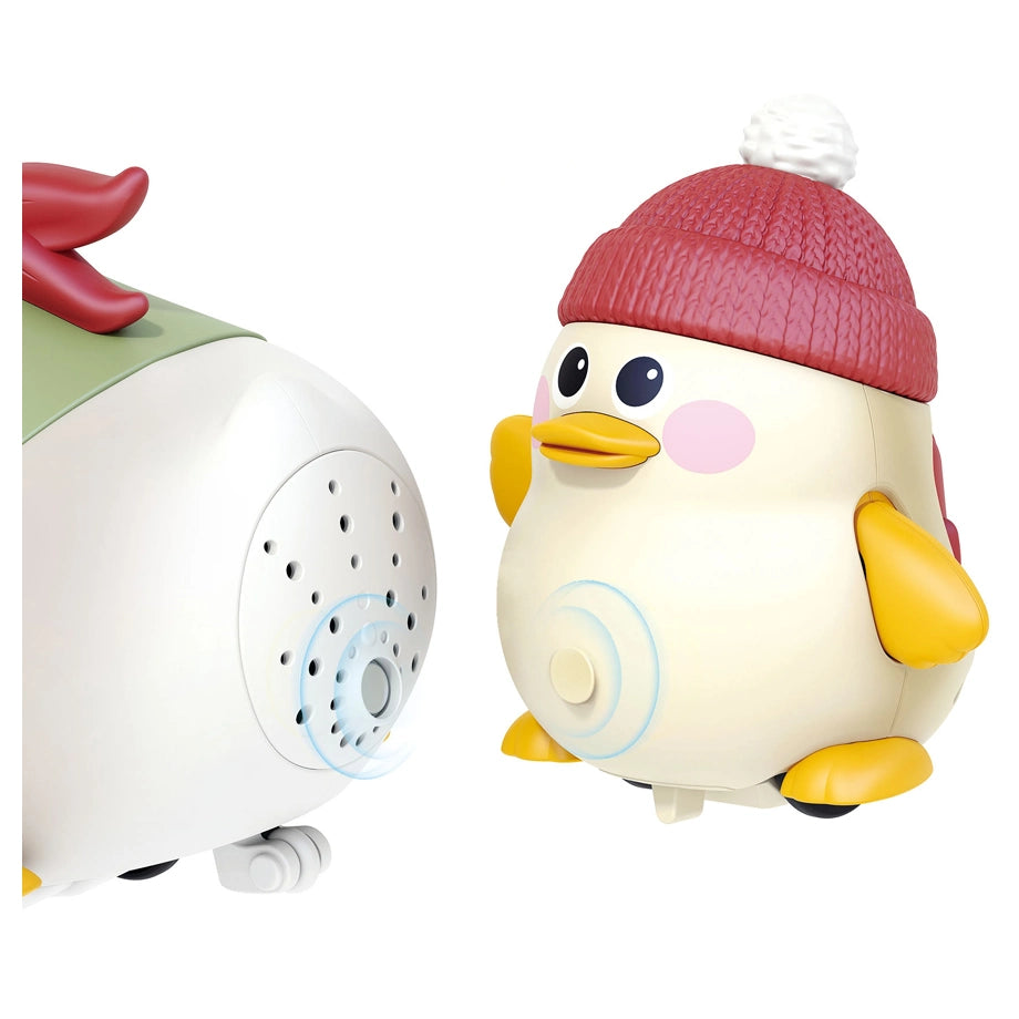 Hola Waddling Duck Family Interactive Tummy Time Toy (2 pcs)