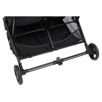 Hauck Swift X Duo Twin Pushchair Compact Side-By-Side ,Wide, One-Hand Fold (Black)