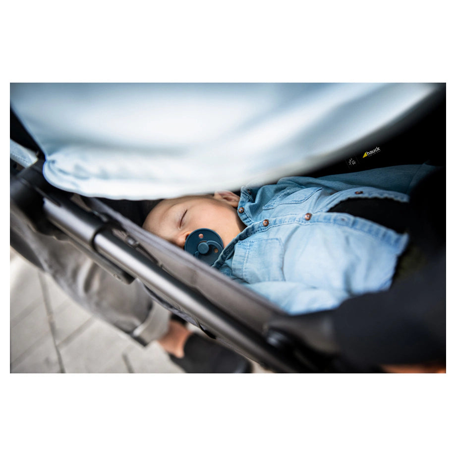 Hauck Swift X Duo Twin Pushchair Compact Side-By-Side ,Wide, One-Hand Fold (Black)