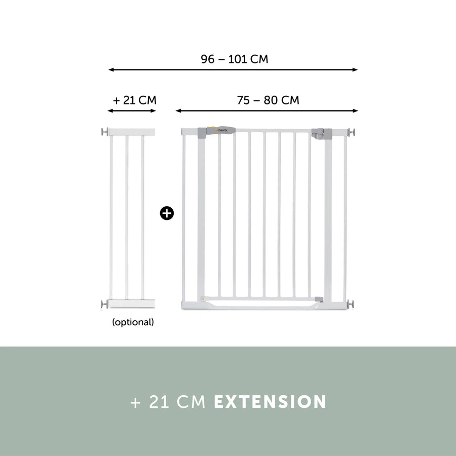 Hauck Safety Gates Clear Step Gate (White)