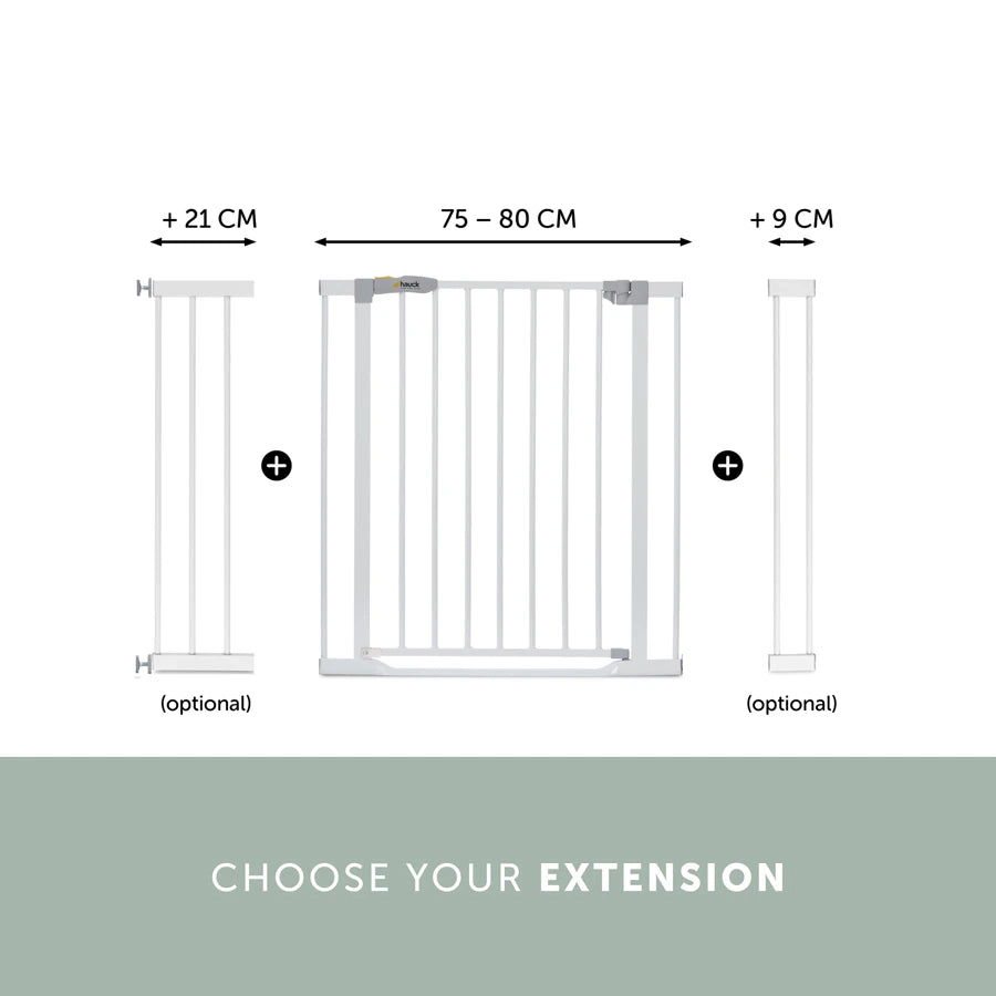 Hauck Safety Gates Clear Step Gate (White)