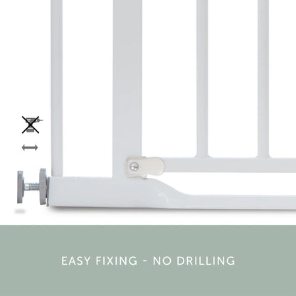 Hauck Safety Gates Clear Step Gate (White)